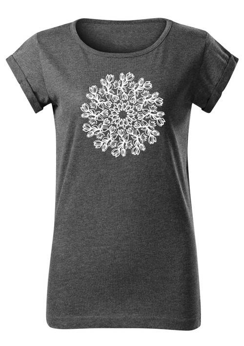 Dámské tričko "Magnolia mandala" — foto 3