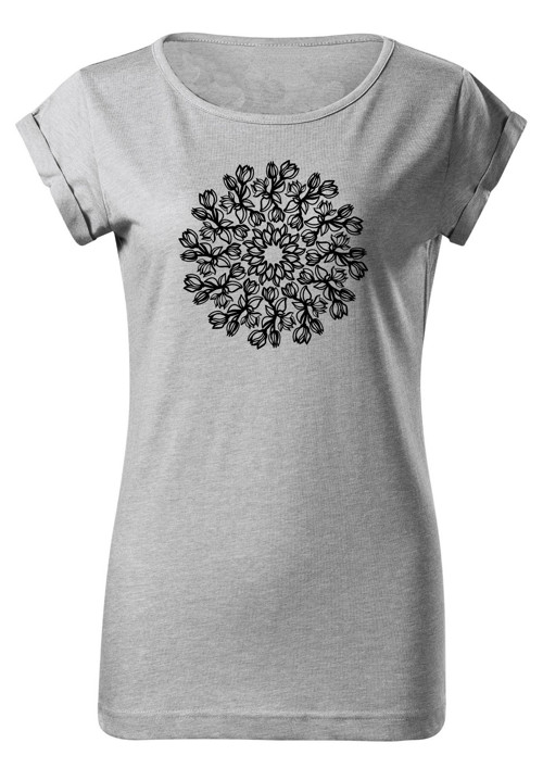Dámské tričko "Magnolia mandala" — foto 4