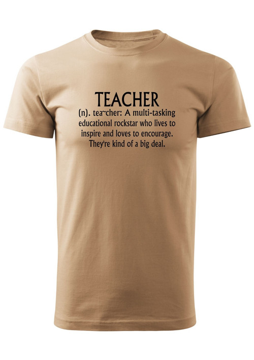 Tričko pro učitele "TEACHER DEFINITION" — foto 3