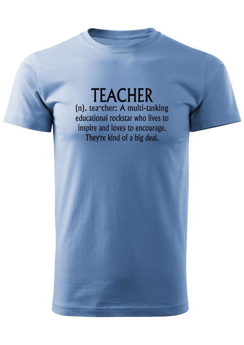 Tričko pro učitele "TEACHER DEFINITION" — foto 4