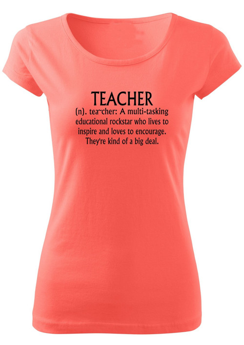 Tričko pro paní učitelku "TEACHER DEFINITION" — foto 3