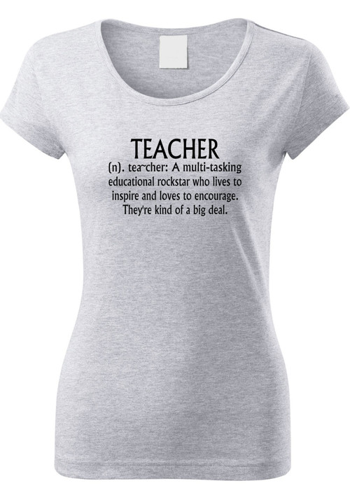 Tričko pro paní učitelku "TEACHER DEFINITION" — foto 2