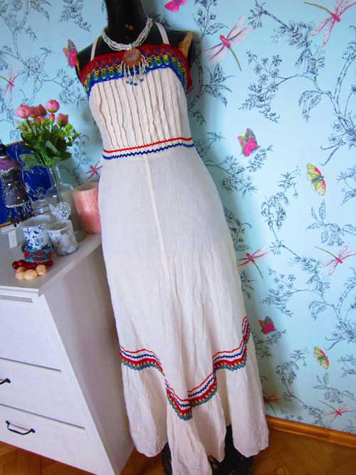 Šaty boho originál vintage — foto 2