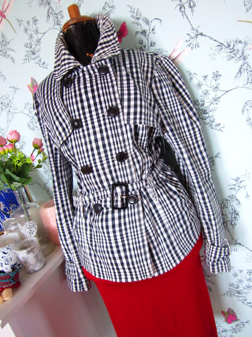 Retro kabátek black&white pepito — foto 2