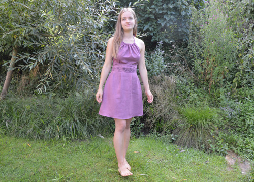 Lněné šaty Mateřídouška — foto 2