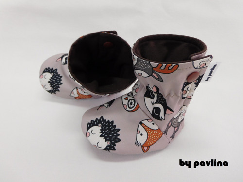 Jar.- podz.softshellové válenky/capáčky - Zvířátka — foto 4
