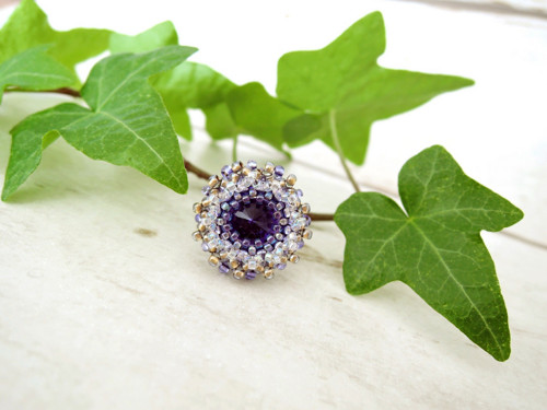 Swarovski prsten "Tanzanite" - dámský — foto 2