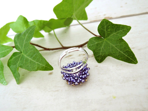 Swarovski prsten "Tanzanite" - dámský — foto 4