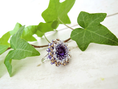 Swarovski prsten "Tanzanite" - dámský — foto 3