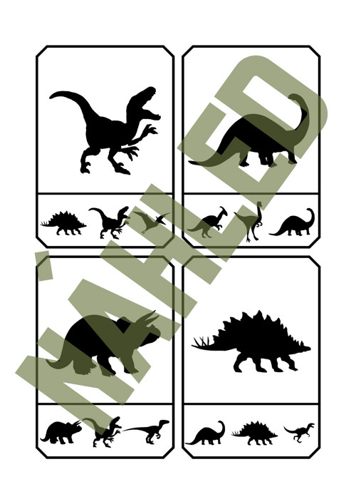 Dinosauři, kolíčkování — foto 3