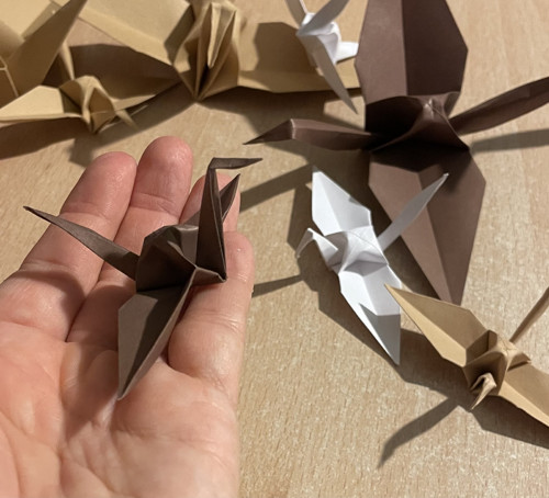 Sada origami jeřábů — foto 2