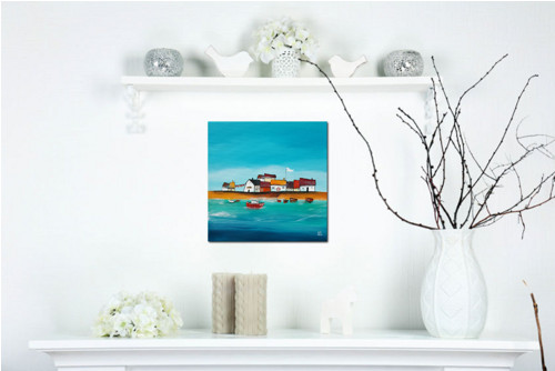 Blue harbor- 20x20cm — foto 3
