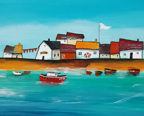 Blue harbor- 20x20cm — foto 2