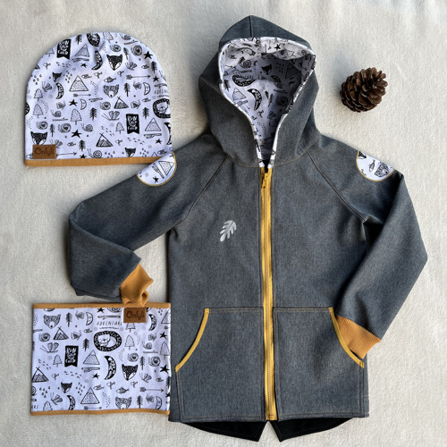 Softsheelová parka Dobrodružství vel. 86/90 — foto 4