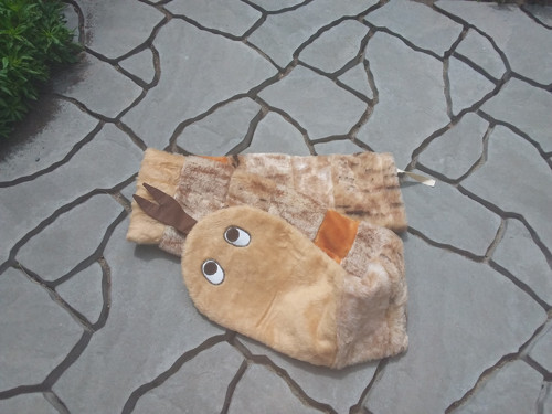 Had plyšový béžový — foto 3