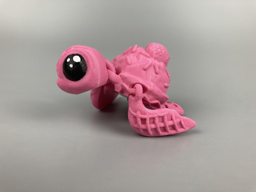 Dortíková želva - 11 cm, 3D tisk — foto 2