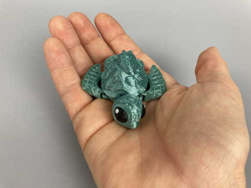 Dortíková želva - 7 cm, 3D tisk — foto 2