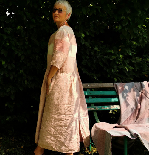 Piju rosé - lněné šaty IHNED — foto 6