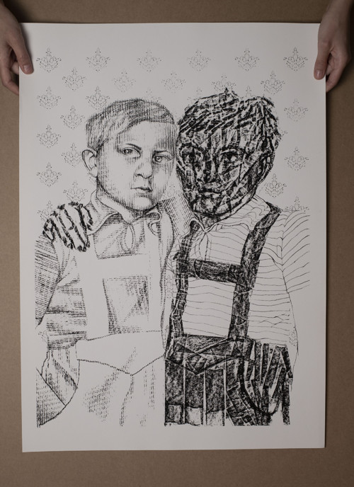 Serigrafie - Dvojčata — foto 2