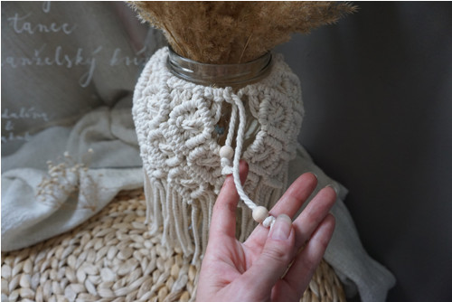 Macramé váza (A) — foto 3
