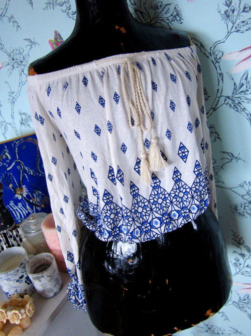 Crop top boho Mamma Mia — foto 3