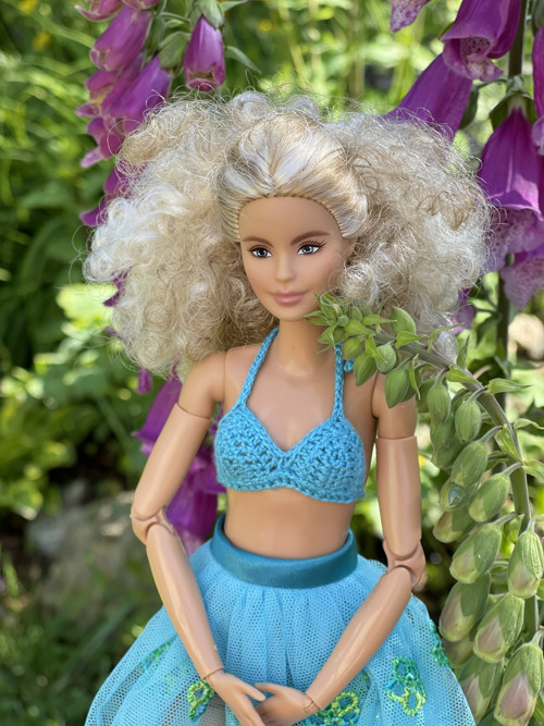Podprsenka pro Barbie tyrkysová — foto 2
