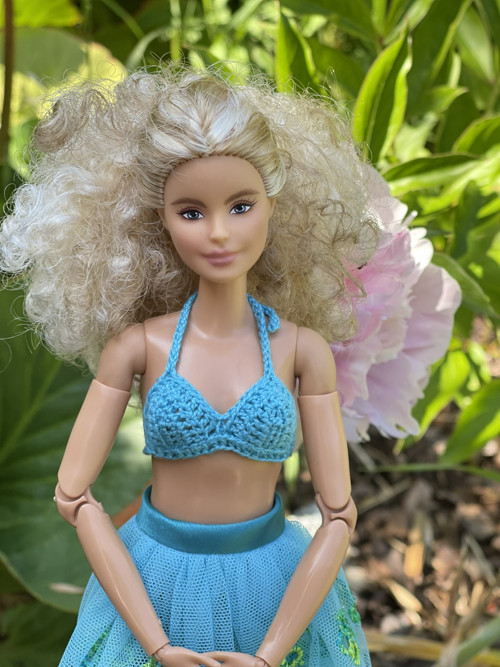Podprsenka pro Barbie tyrkysová — foto 4