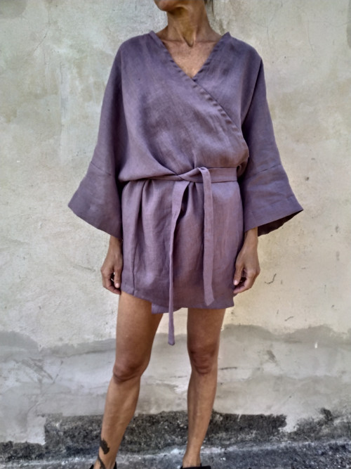 ... ľanové kimono ... — foto 2