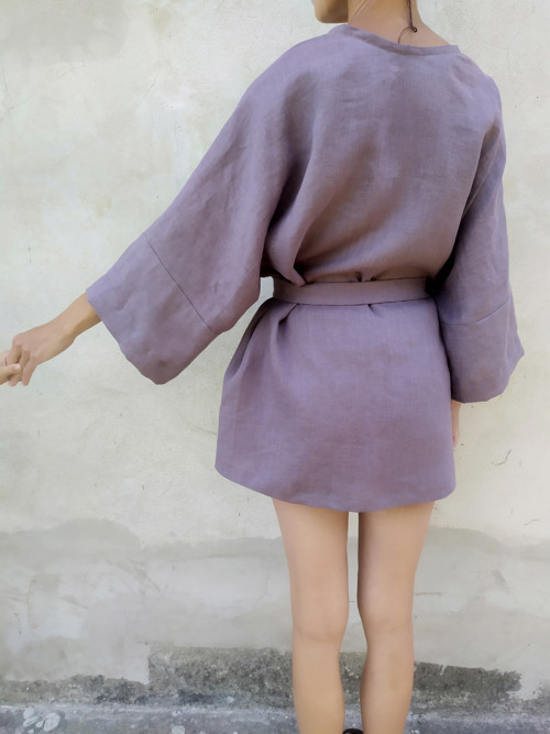 ... ľanové kimono ... — foto 5