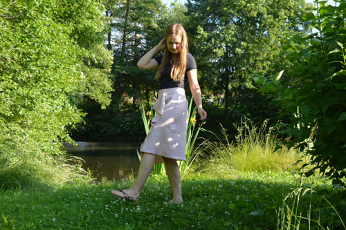 Sukně Srdečník - růžová — foto 5