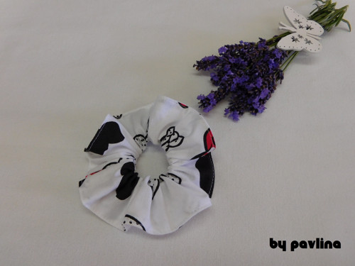 Gumička do vlasů / scrunchies - Myšky — foto 2