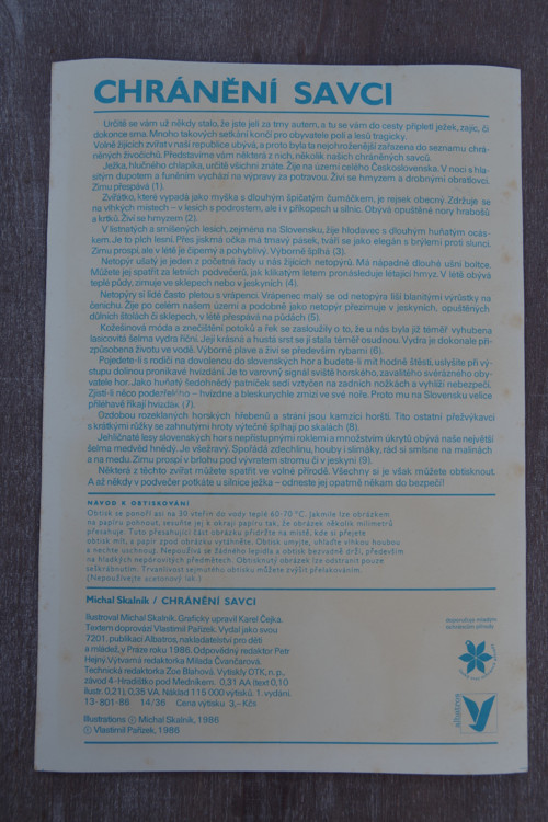 Chránění savci - vodové obtisky — foto 2