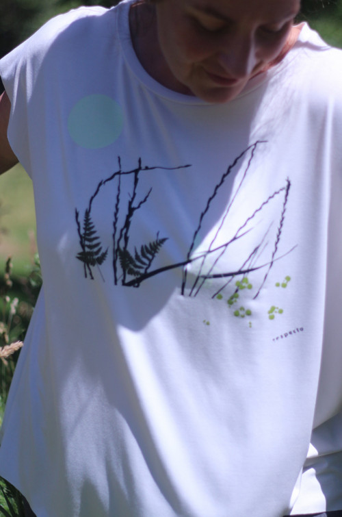 Svítící oversized triko bambus ............ M - XL — foto 3