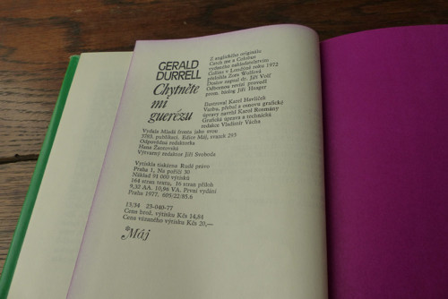 Chytněte mi guerézu, Gerald Durrell — foto 4
