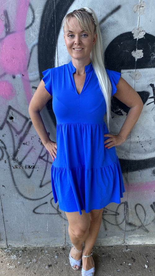 Šaty oversize námořní modrá — foto 2