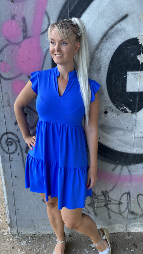 Šaty oversize námořní modrá — foto 4