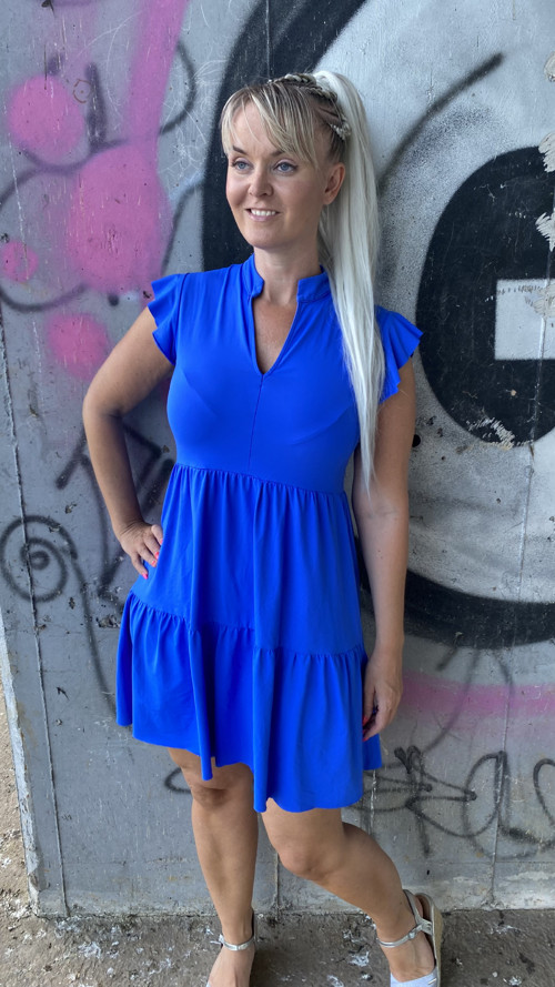 Šaty oversize námořní modrá — foto 5