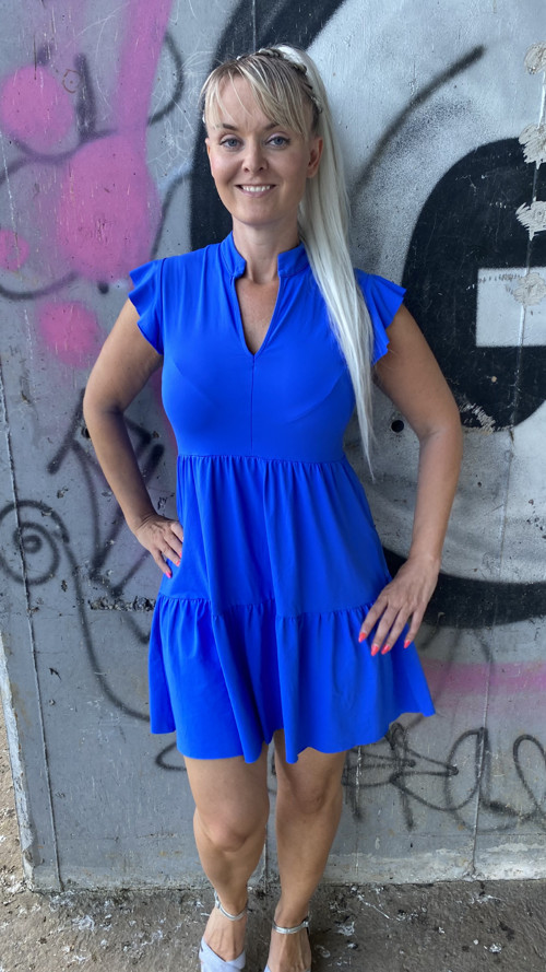 Šaty oversize námořní modrá — foto 6