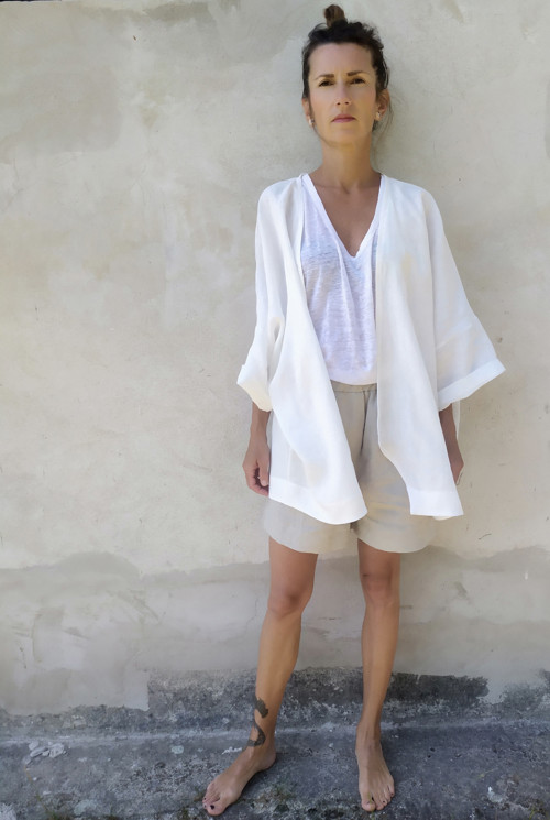 ×××Ľanový kimono pláštik××× — foto 2