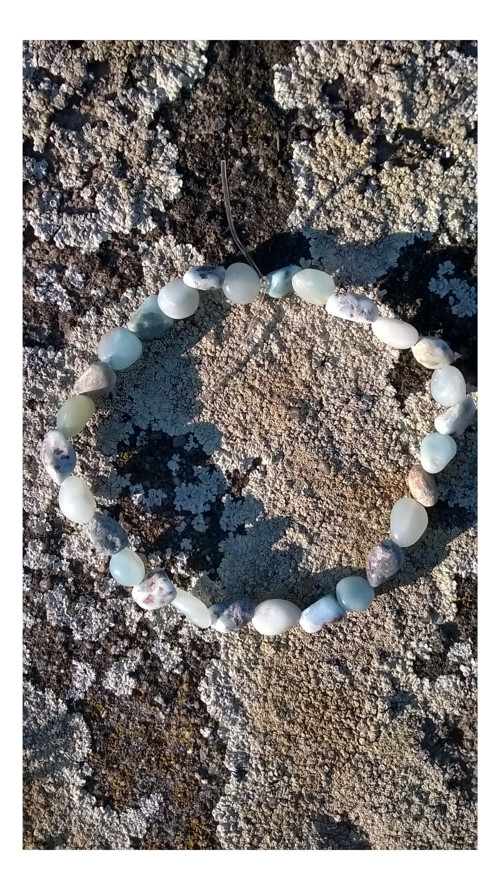 Náramek: larimar valouny (1) — foto 3