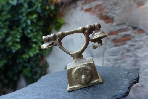 Telefon...mosazná miniatura — foto 2