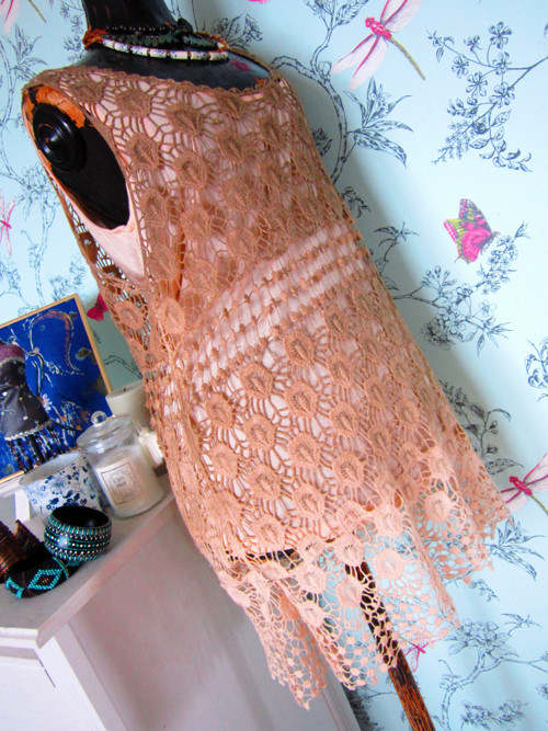 Tunika moka boho krajková — foto 3