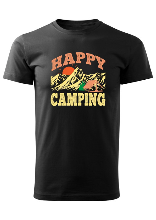 Pánské tričko "HAPPY CAMPING" — foto 2