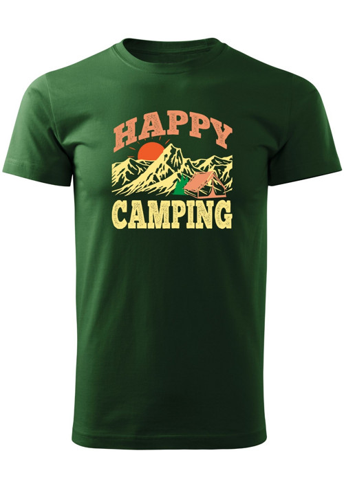 Pánské tričko "HAPPY CAMPING" — foto 4