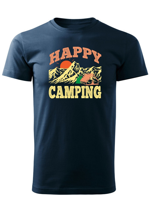 Pánské tričko "HAPPY CAMPING" — foto 3