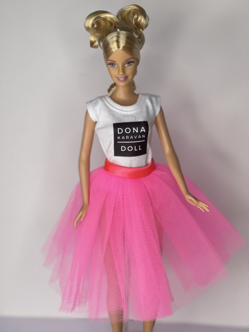 TUTU sukně pro Barbie růžová — foto 4