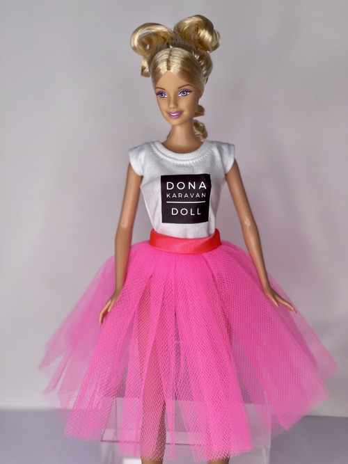TUTU sukně pro Barbie růžová — foto 3