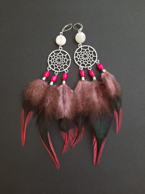 Originální boho náušnice — foto 3