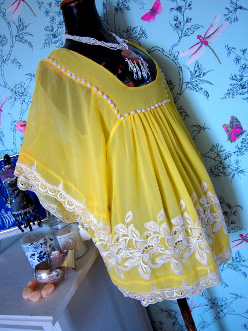 Tunika boho hippie vyšívaná — foto 3