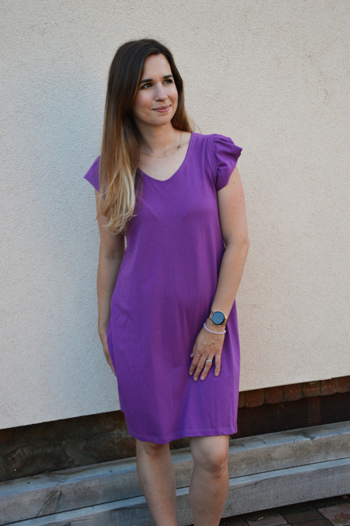 Šaty DENISA fialová — foto 5